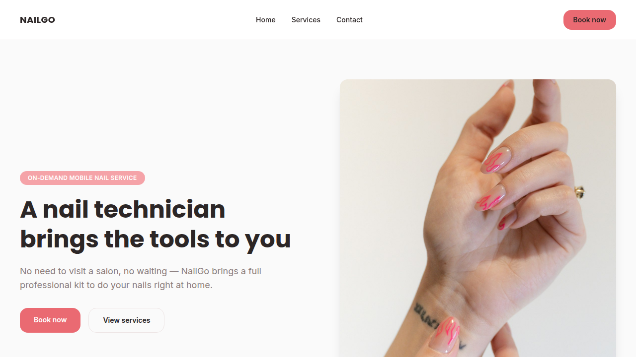 NailGo Mobile Service