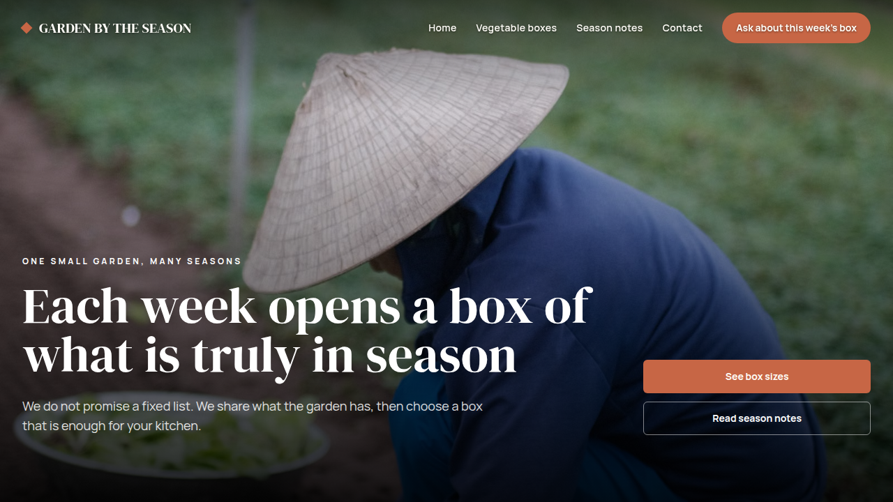 Garden by the Season