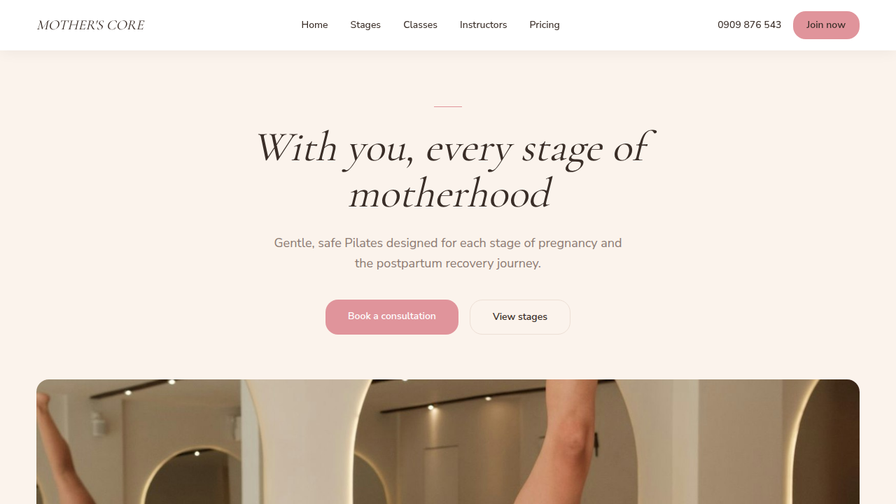 Mother's Core Prenatal Pilates