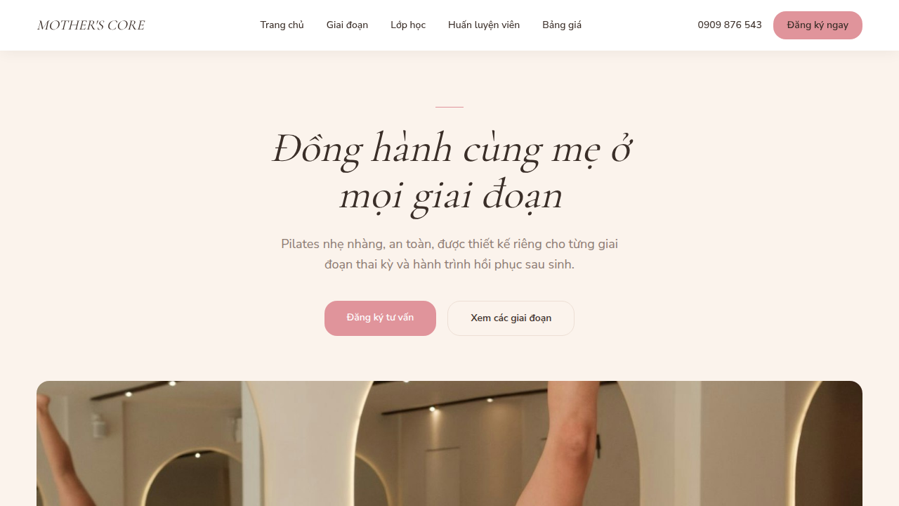 Mother's Core Prenatal Pilates