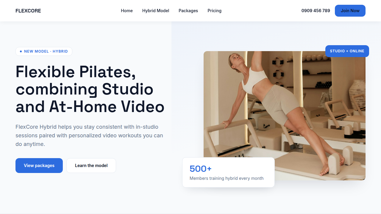 FlexCore Hybrid Pilates