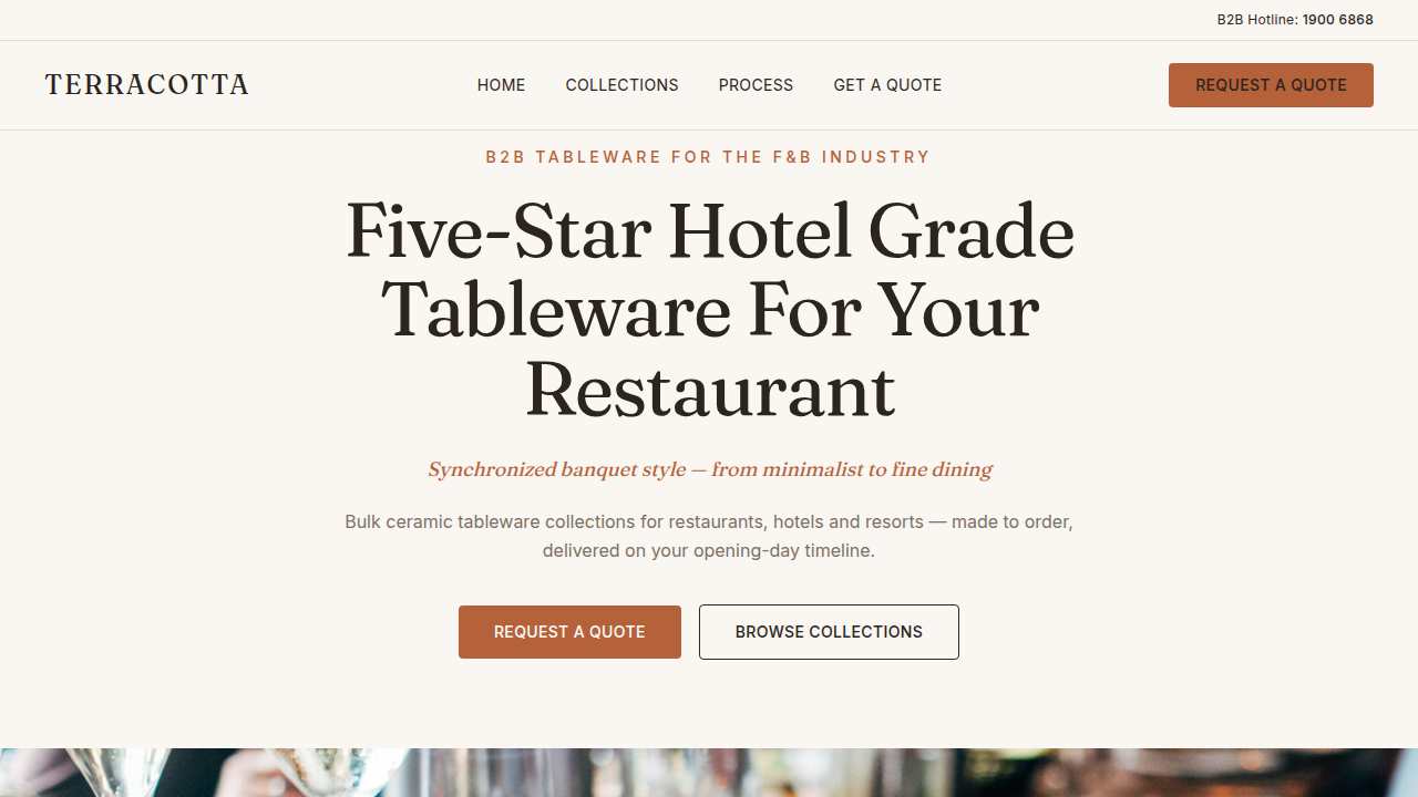 TERRACOTTA HOSPITALITY SUPPLY