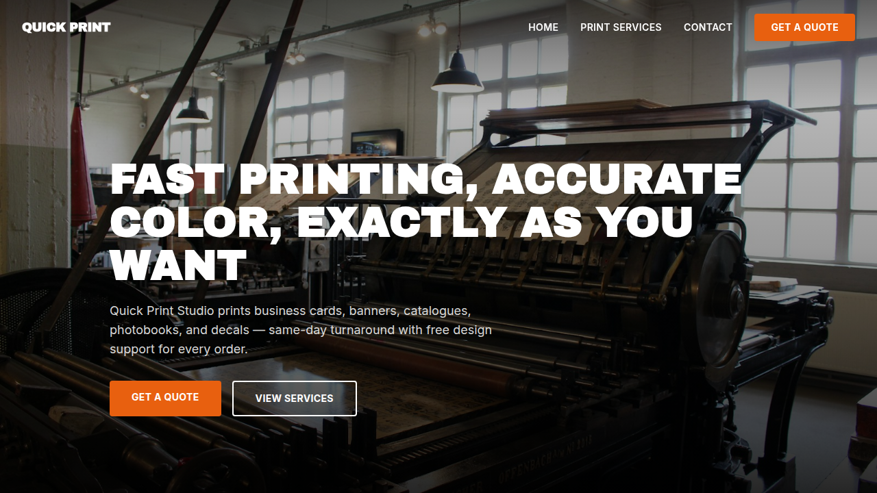 Quick Print Studio