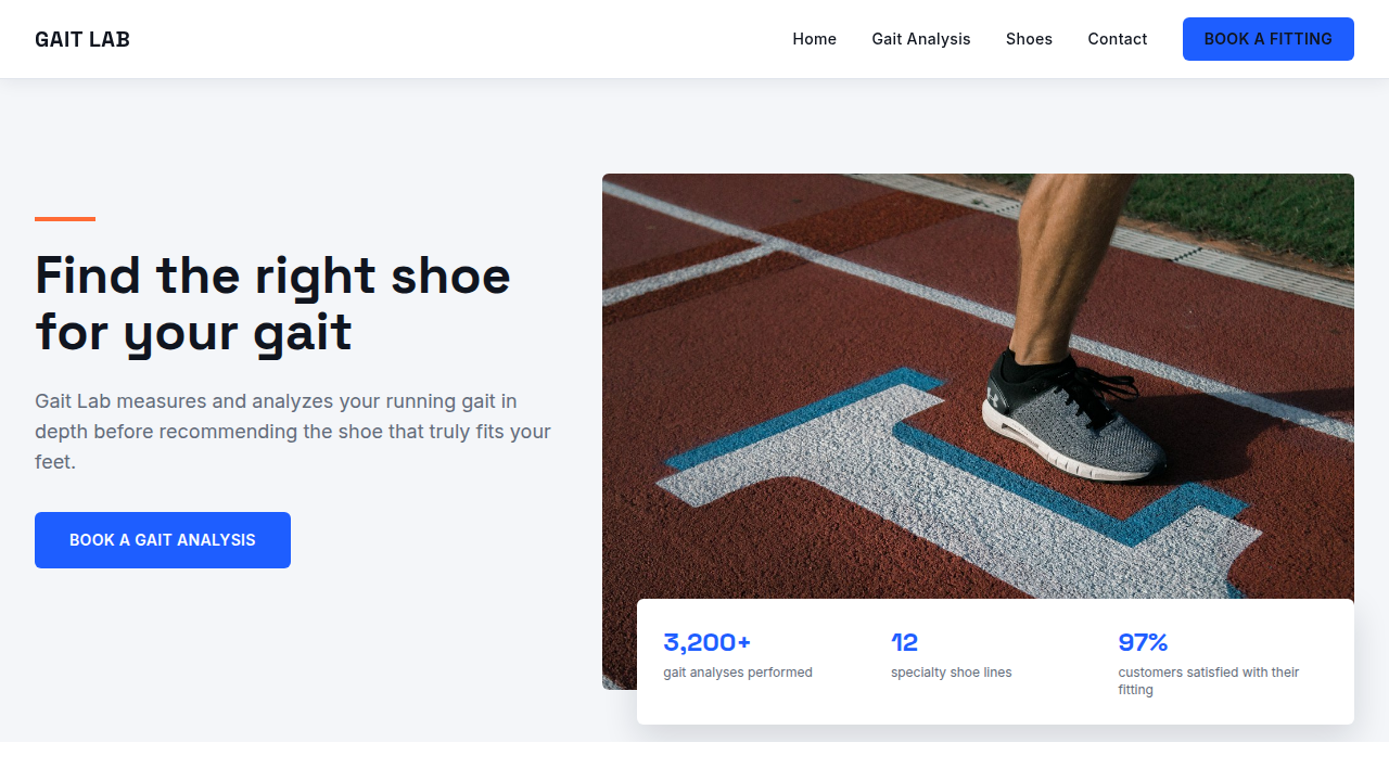 Gait Lab Running Specialty