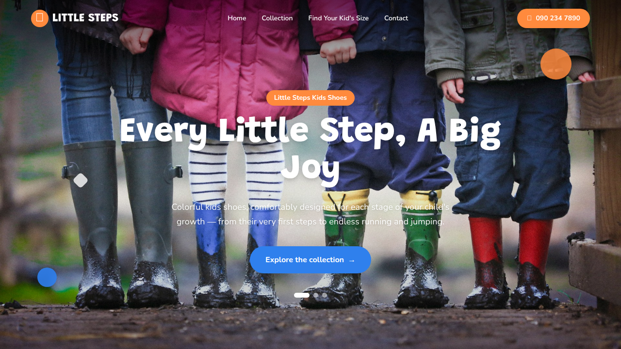 LITTLE STEPS KIDS SHOES