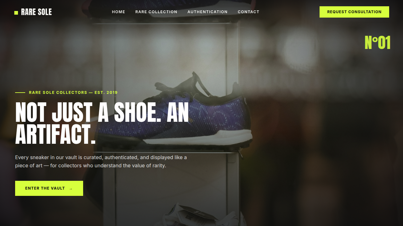 RARE SOLE COLLECTORS