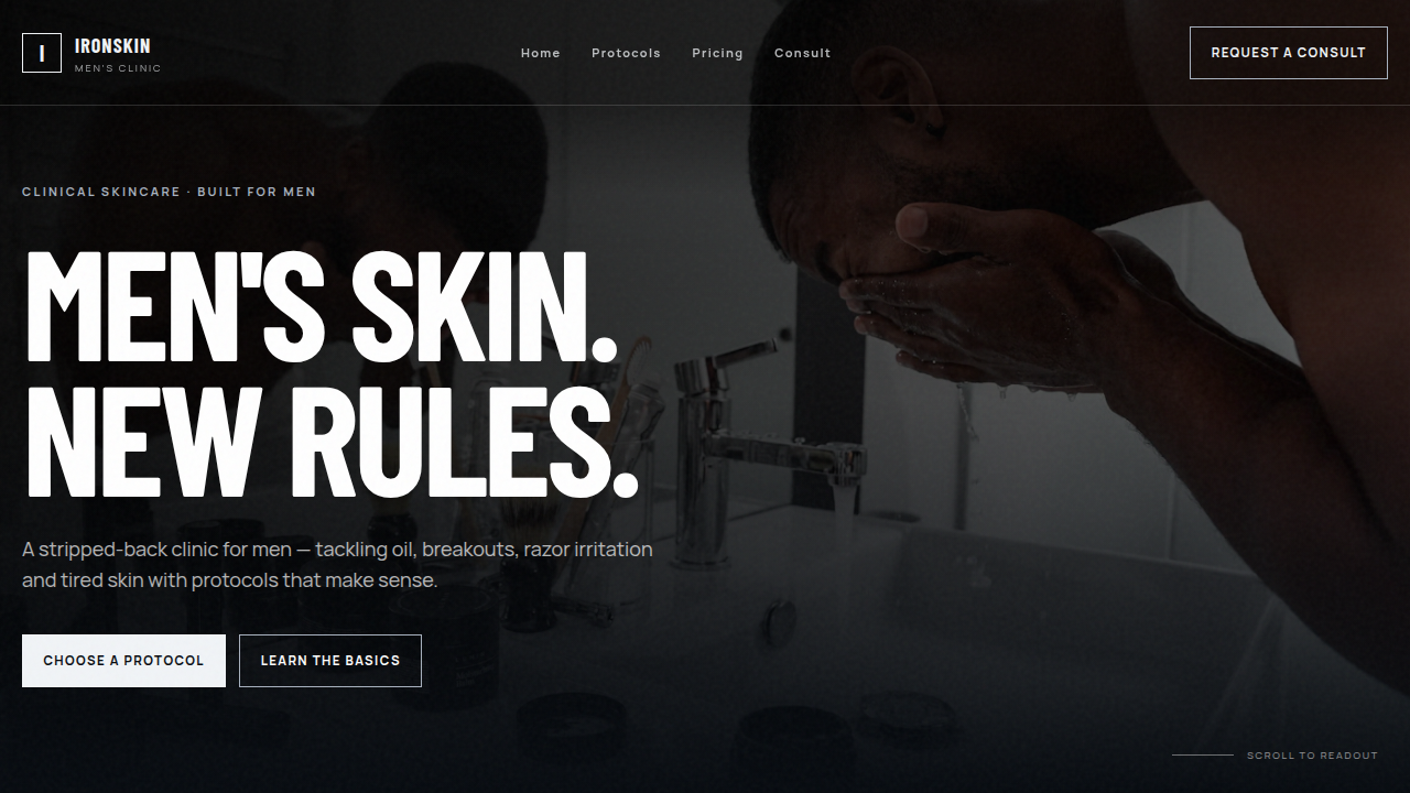 IRONSKIN MEN'S CLINIC