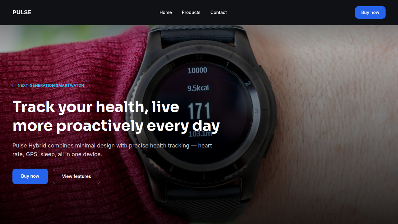 Pulse Hybrid Smartwatch
