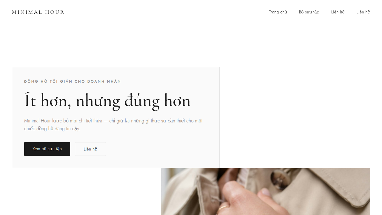 Minimal Hour